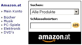 Amazon Suche (Österreich) - Gadget