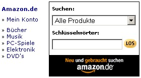 Amazon Suche (Deutschland) - Gadget